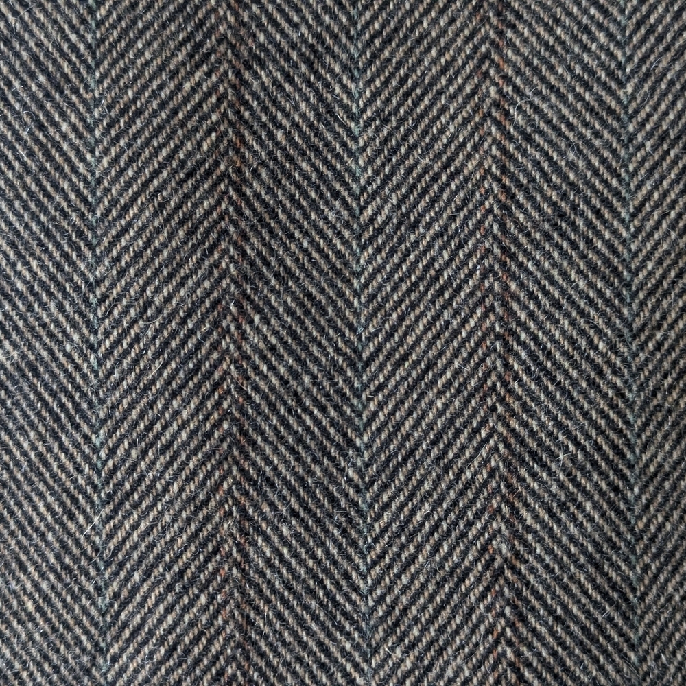 Ralph Lauren PURPLE Label 100% Cashmere Pencil Skirt Brown Herringbone Size 8 - Picture 6 of 16
